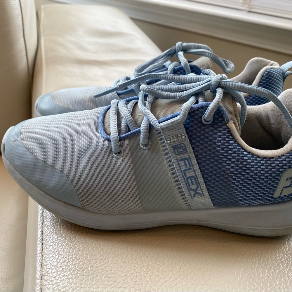 Woman’s Blue Athletic Shoes